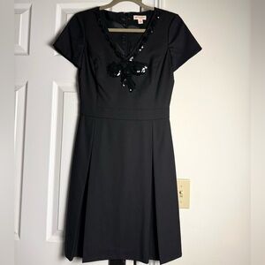 Brooks Brothers Black Midi Dress